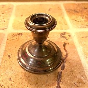 Empire Sterling Silver Weighted Vintage Candle Stick Holders